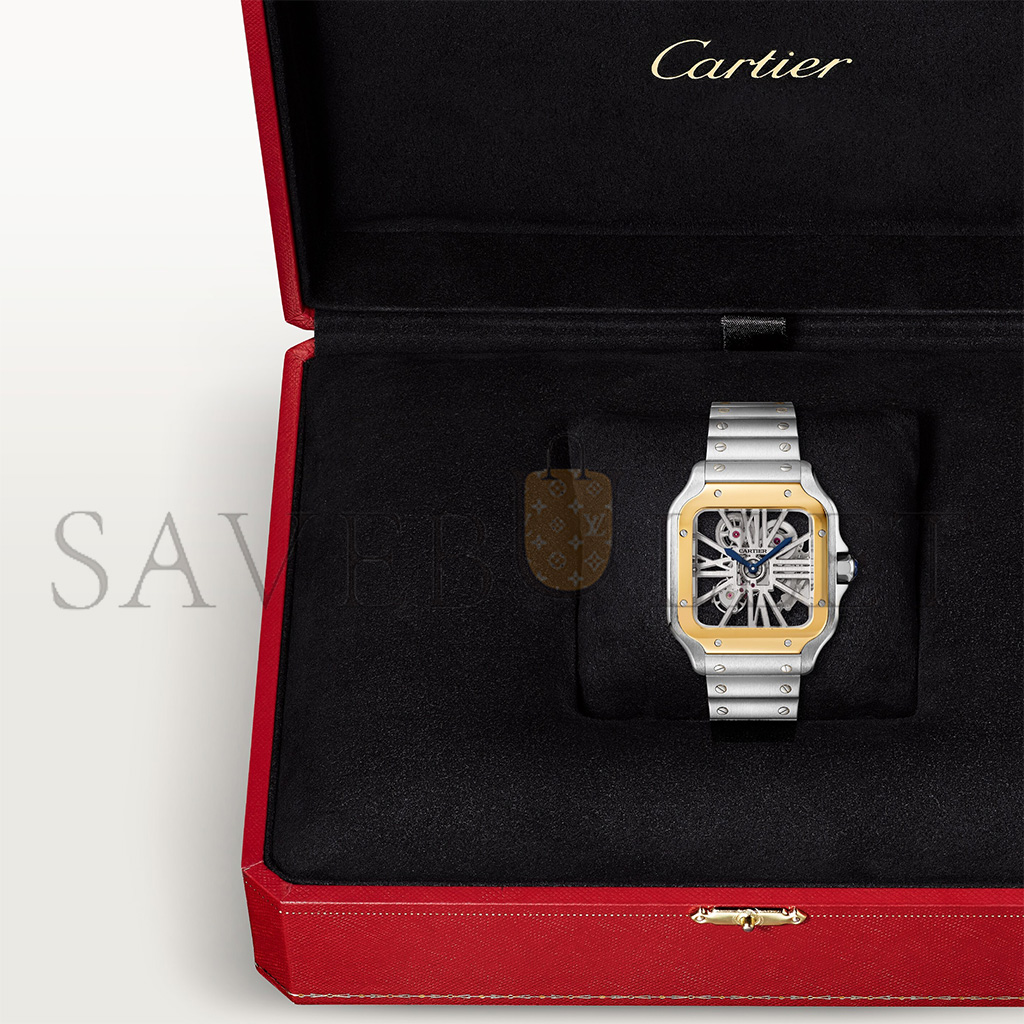 CARTIER SANTOS DE SKELETON WATCH WHSA0019